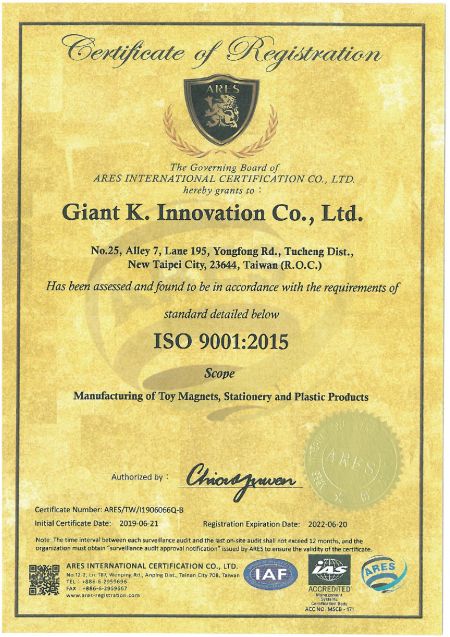ARES ISO 9001 2015 Gaint K.